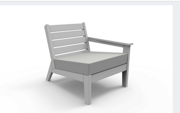 Seaside Casual DEX Modular Lounge Chair LEFT - 141