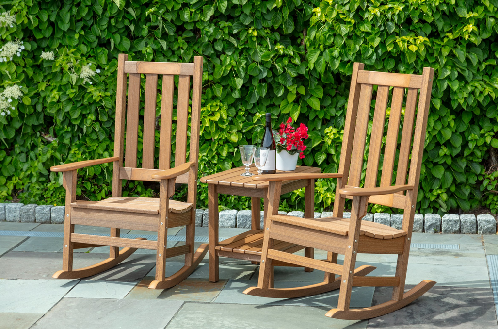 Seaside Casual Traditional Porch Rocker Assembled - 034