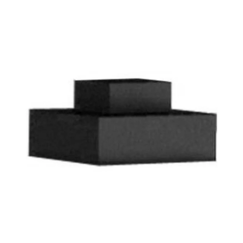 Tempest Torches Deck Mount Cover, Square— Black (1.3"Wx 6"H)