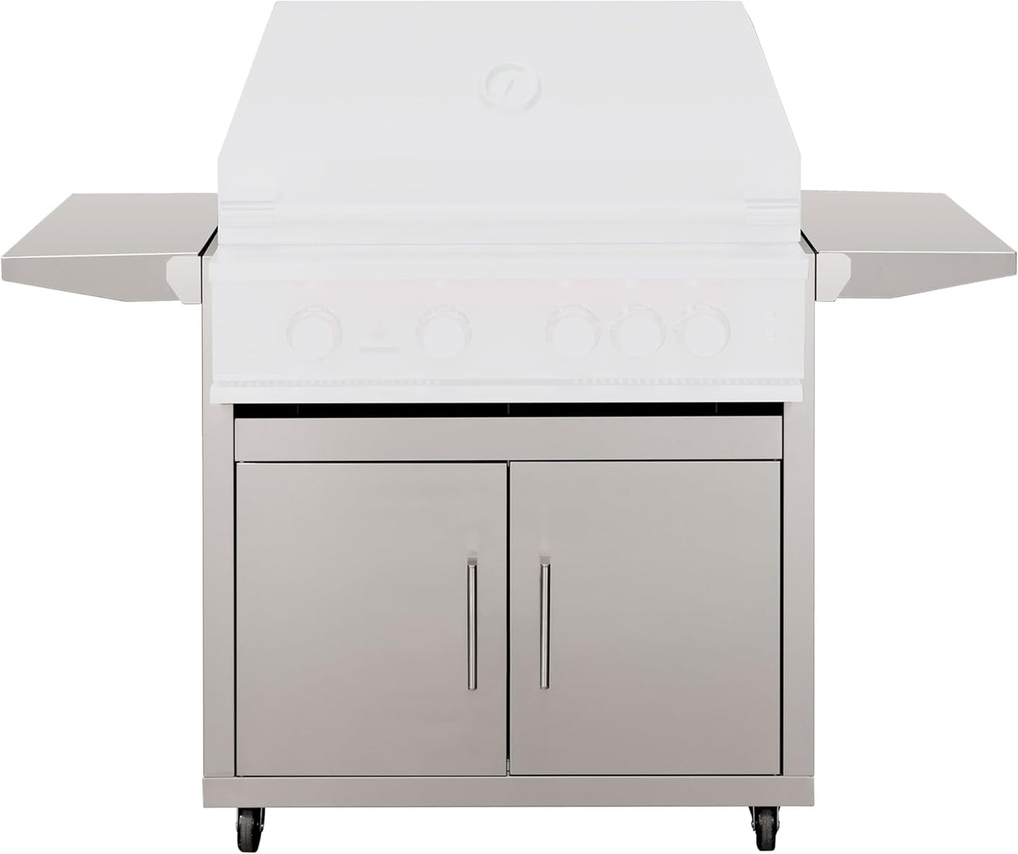 TrueFlame Grills Deluxe Cart, Fold-Down Side Shelves, KD (Fits TF32, TFE32)-CART-TF-32DC