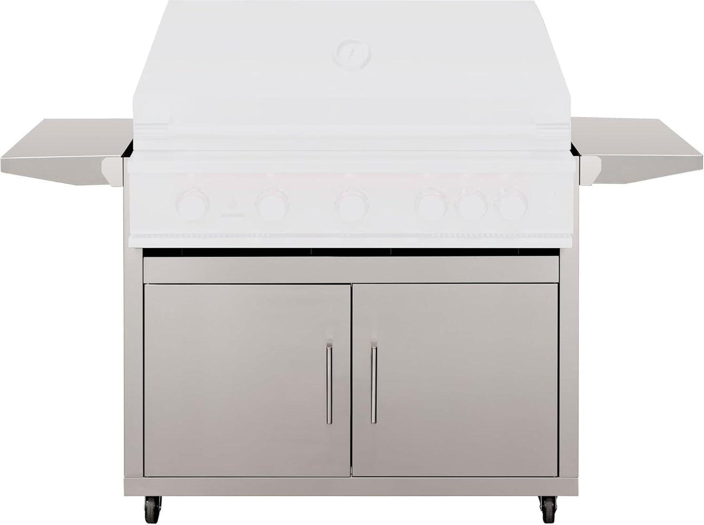TrueFlame Grills Deluxe Cart, Fold-Down Side Shelves, KD (Fits TF40, TFE40)-CART-TF-40DC