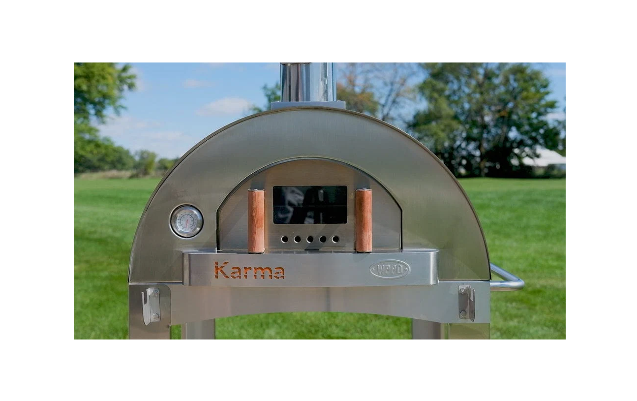 WPPO Stainless Steel Stand/Cart for 32" Karma Wood-Fired Oven - WKCT-2S