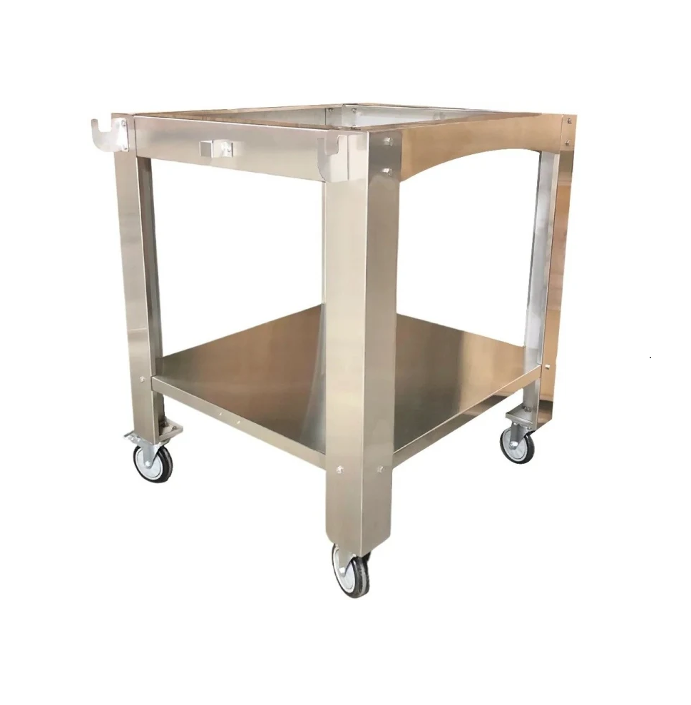 WPPO Stainless Steel Stand/Cart for 42" Karma Wood-Fired Oven - WKCT-3S