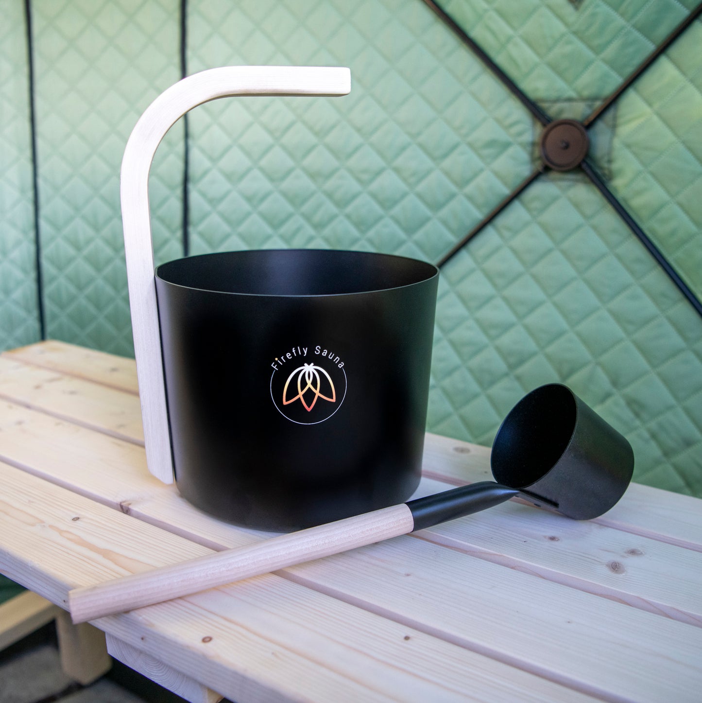 Firefly Sauna Bucket and Ladle