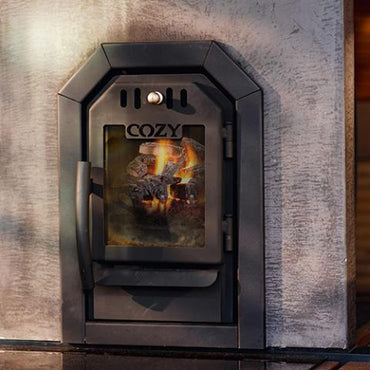 Cozy Heat OG Thru-Wall Sauna Stove – Wood-Burning Sauna Heater, Up to 18kW