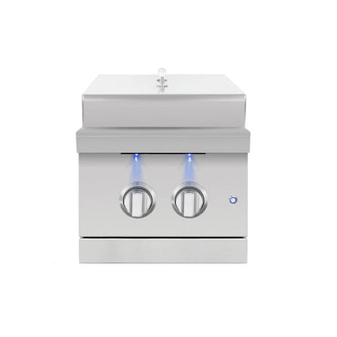 American Made Grills Encore Series Double Side Burner, Liquid Propane - ENCSB2-LP