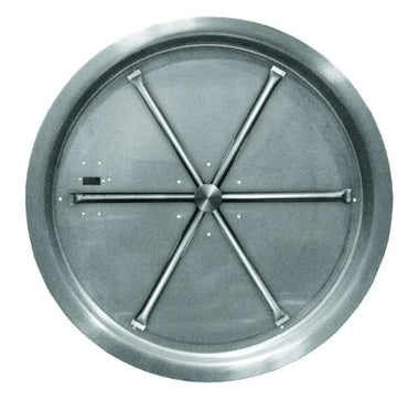 Firegear 29" Round DIP Match Throw Fire Pit - Natural Gas - FPB-29RBS22MT-N