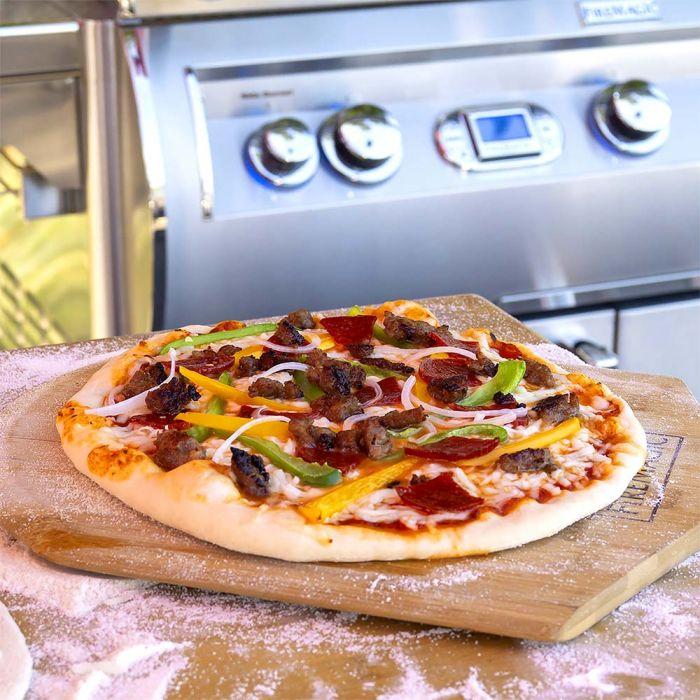 Fire Magic Pizza Stone Kit w/ Wooden Pizza Peel - 3514