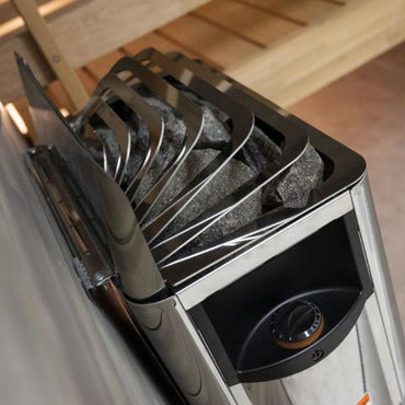 Harvia The Wall Series, 6kW, Stainless Steel Sauna Heater, 240V 1PH