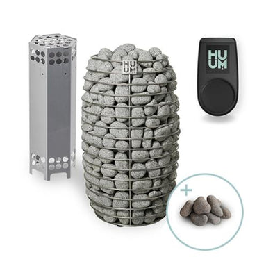 HUUM HIVE Mini Series 10.6kW Sauna Heater Package - HIVE MINI 10.6STU PKG