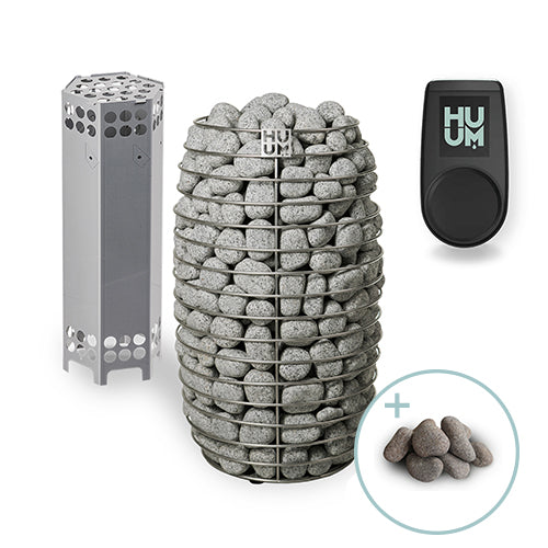 HUUM HIVE Mini Series 9.0kW Sauna Heater Package