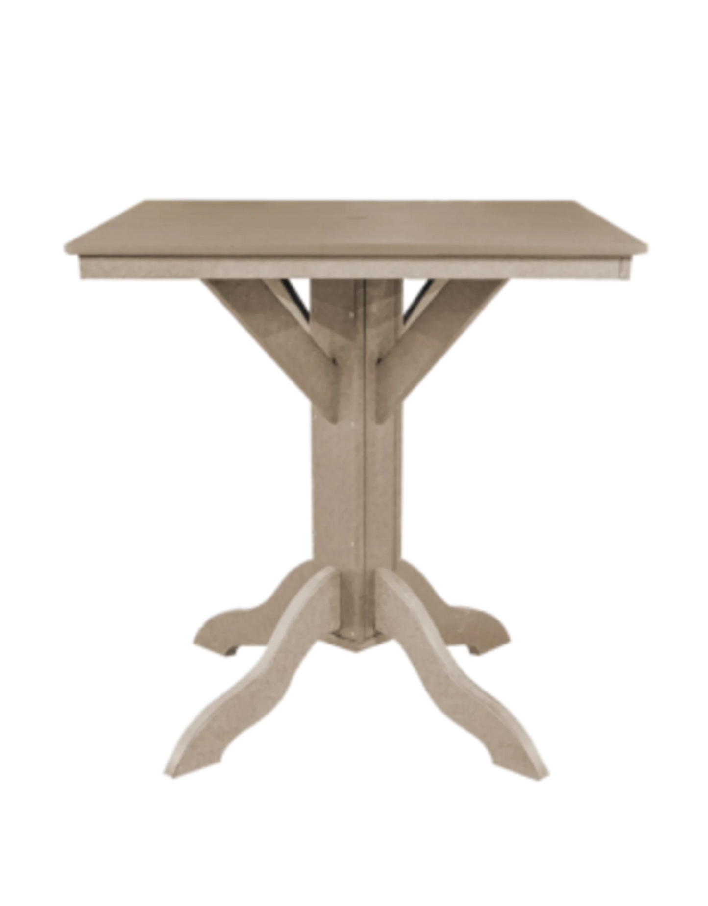 Kanyon BAR HEIGHT 42" SQUARE TABLE K340 SOLID