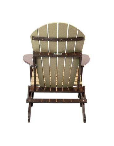 Kanyon FOLDING ADIRONDACK CHAIR W/PULLOUT OTTOMAN K111 SOLID