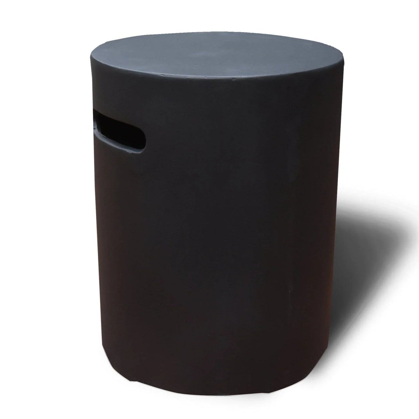 ELEMENTI - Round Tank Cover -20.0H Dark Gray - ONB017DG