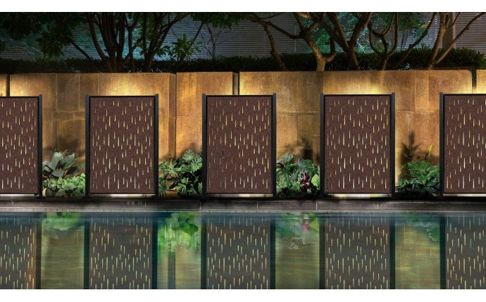 OUTDECO 48" x 70" Galvanized Steel Privacy Panel Frame Kit Outdeco (For Outdeco Decorative Panels)-ODCC46-95