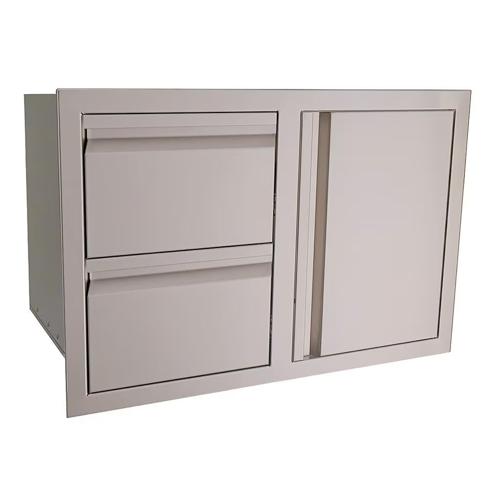 RCS Valiant Double Drawer & Door Combo - Soft Close - Specify left or right swing-VDC1SCR