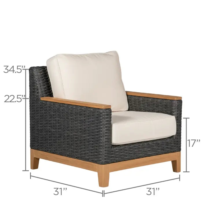 Royal Teak Collection Boca Club Chair - BOCACH