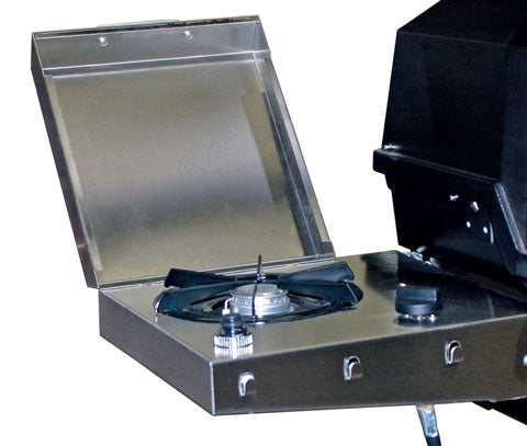 Modern Home Products Liquid Propane Gas Cart Mount Stainless Steel Side Burner - SBA3-P