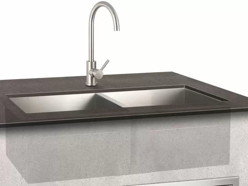 Fire Magic Stainless Steel Double Sink - 3837