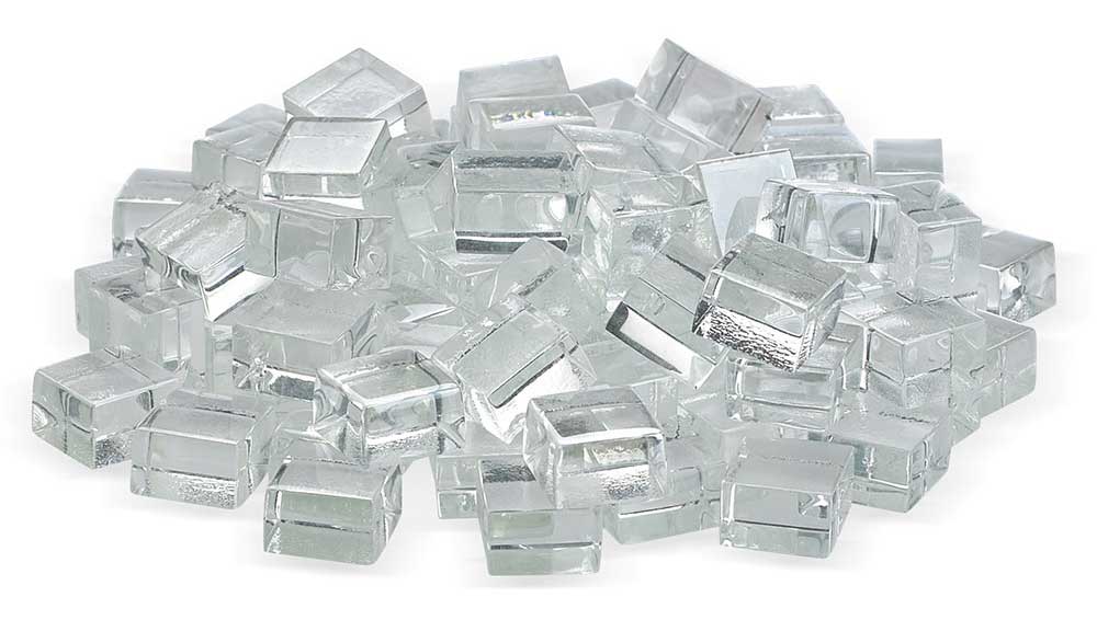Warming Trends Starfire 1/2" Luster Fire Glass Cubes