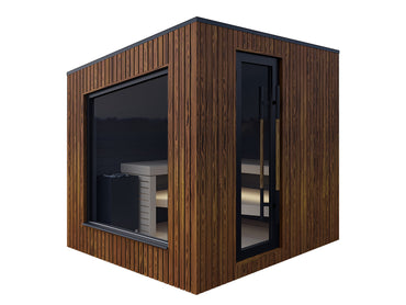Auroom Terra Backyard Sauna Cabin, Natural, Up to 5-person