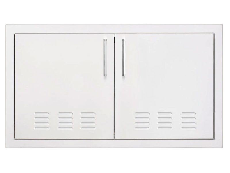 TrueFlame Grills 33" Vented Double Access Door with Hidden Hinge-TF-DD-33V-A