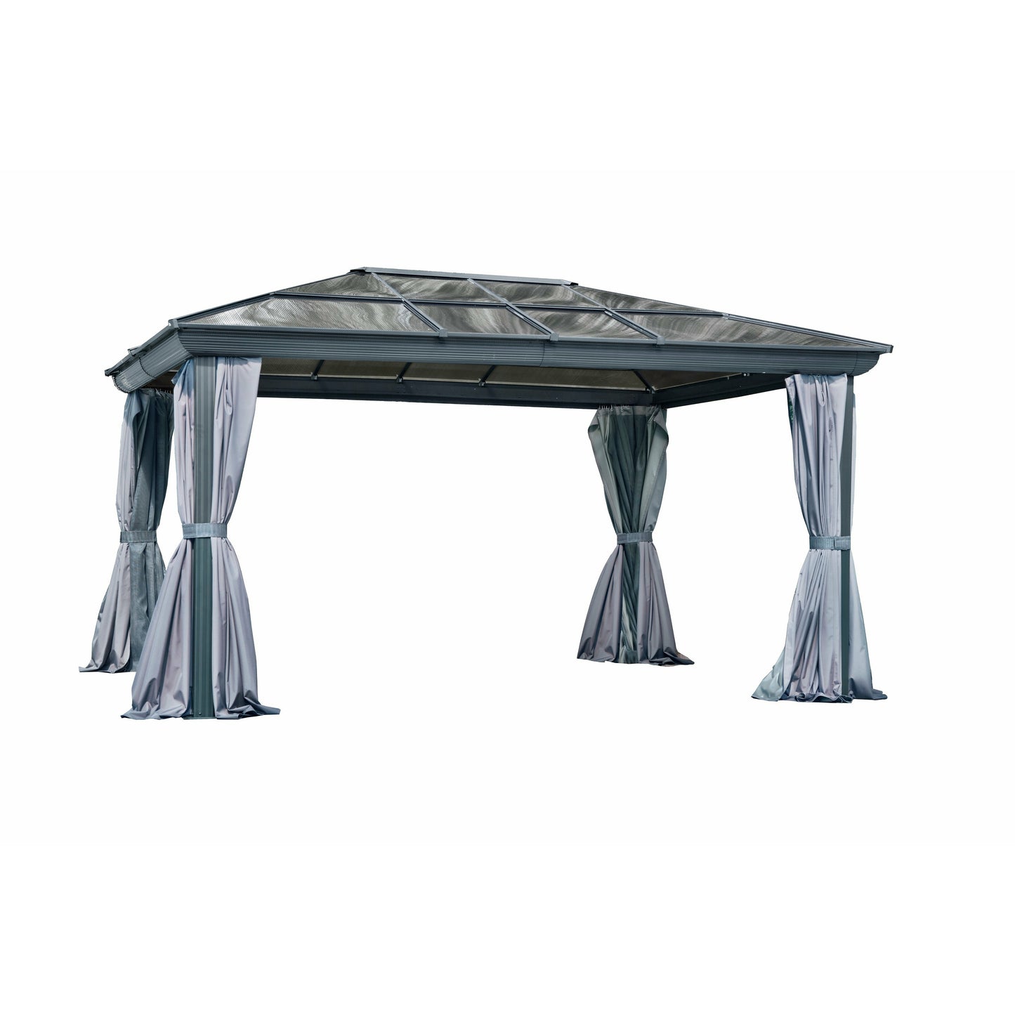 Gazebo Penguin Venus Gazebo 12 Ft. x 14 Ft. in Slate - 43224-32