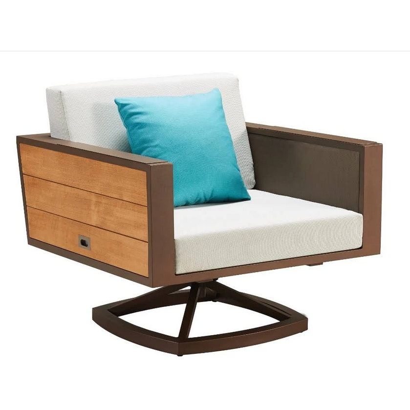 Higold York Swivel Lounge Chair - Latte - 201718