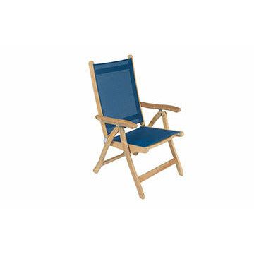 Royal Teak Collection Florida Chair Navy Sling - FLNY