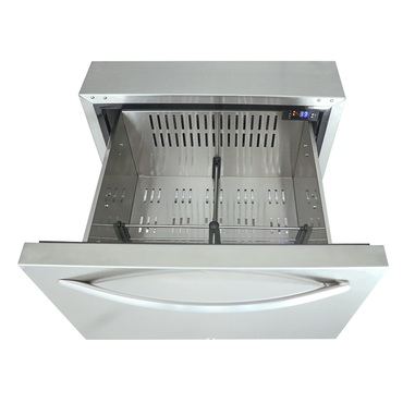 Renaissance Cooking Systems - Dual Drawer Refrigerator Stainless Two Drawer Refrigerator-UL Rated - REFR4