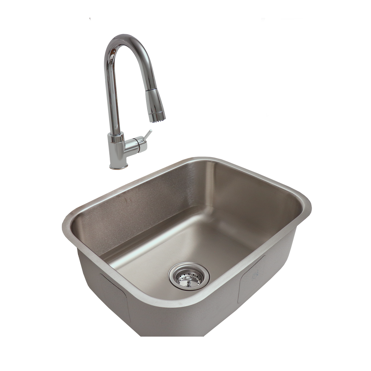 RCS Stainless Undermount Sink & Faucet - RSNK2