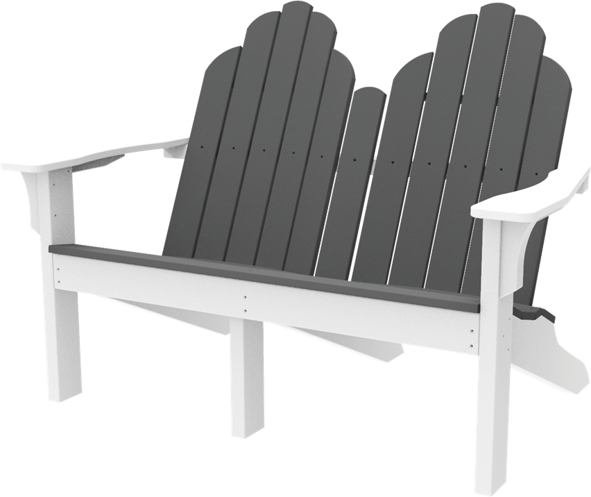 Seaside Casual Adirondack Classic Love Seat - 012
