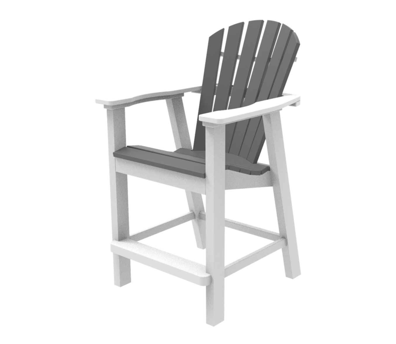 Seaside Casual Adirondack Shellback Balcony Chair - 017