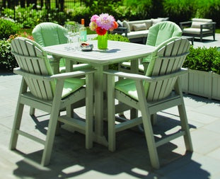 Seaside Casual Adirondack Shellback Balcony Chair - 017