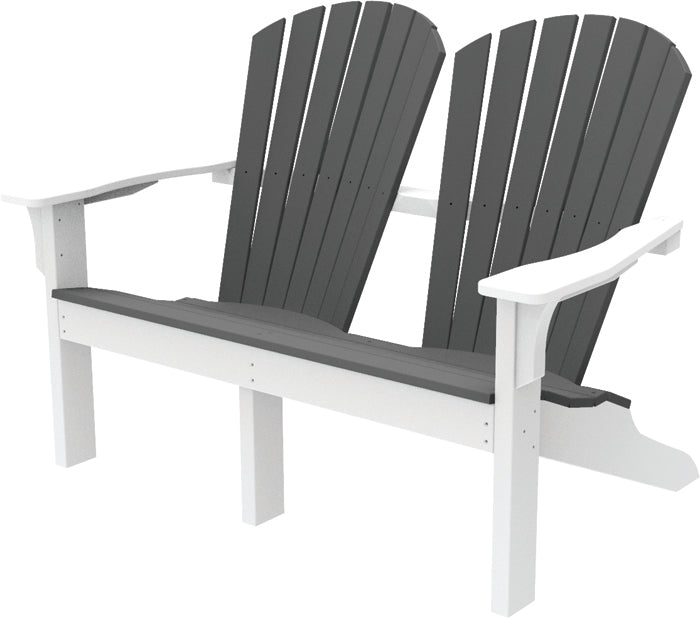 Seaside Casual Adirondack Shellback Love Seat - 020