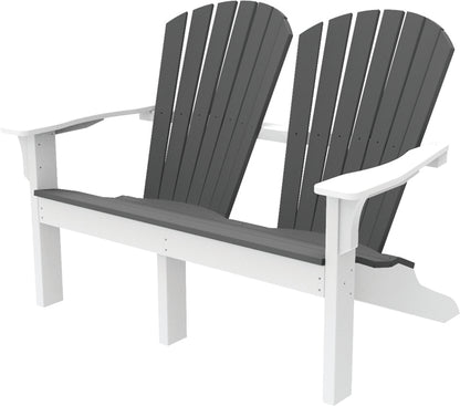 Seaside Casual Adirondack Shellback Love Seat - 020