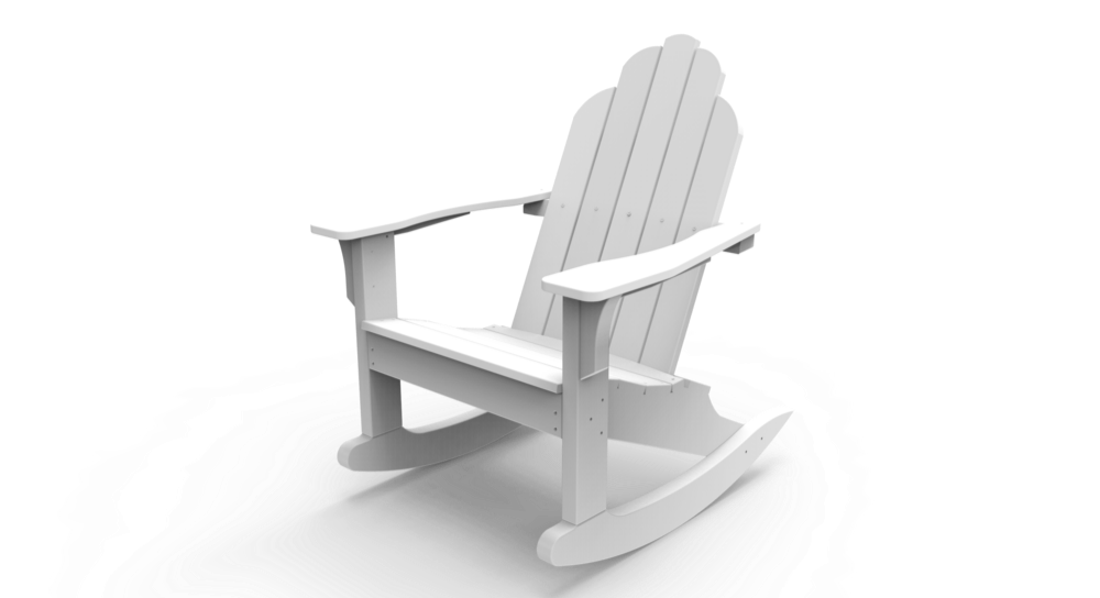 Seaside Casual Adirondack Classic Rocker - 011