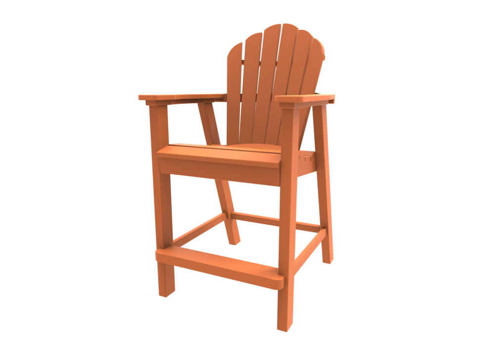Seaside Casual Adirondack Classic Balcony Chair - 024