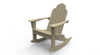 Seaside Casual Adirondack Classic Rocker - 011