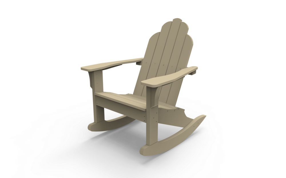 Seaside Casual Adirondack Classic Rocker - SC-011