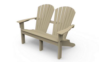 Seaside Casual Adirondack Shellback Love Seat - 020