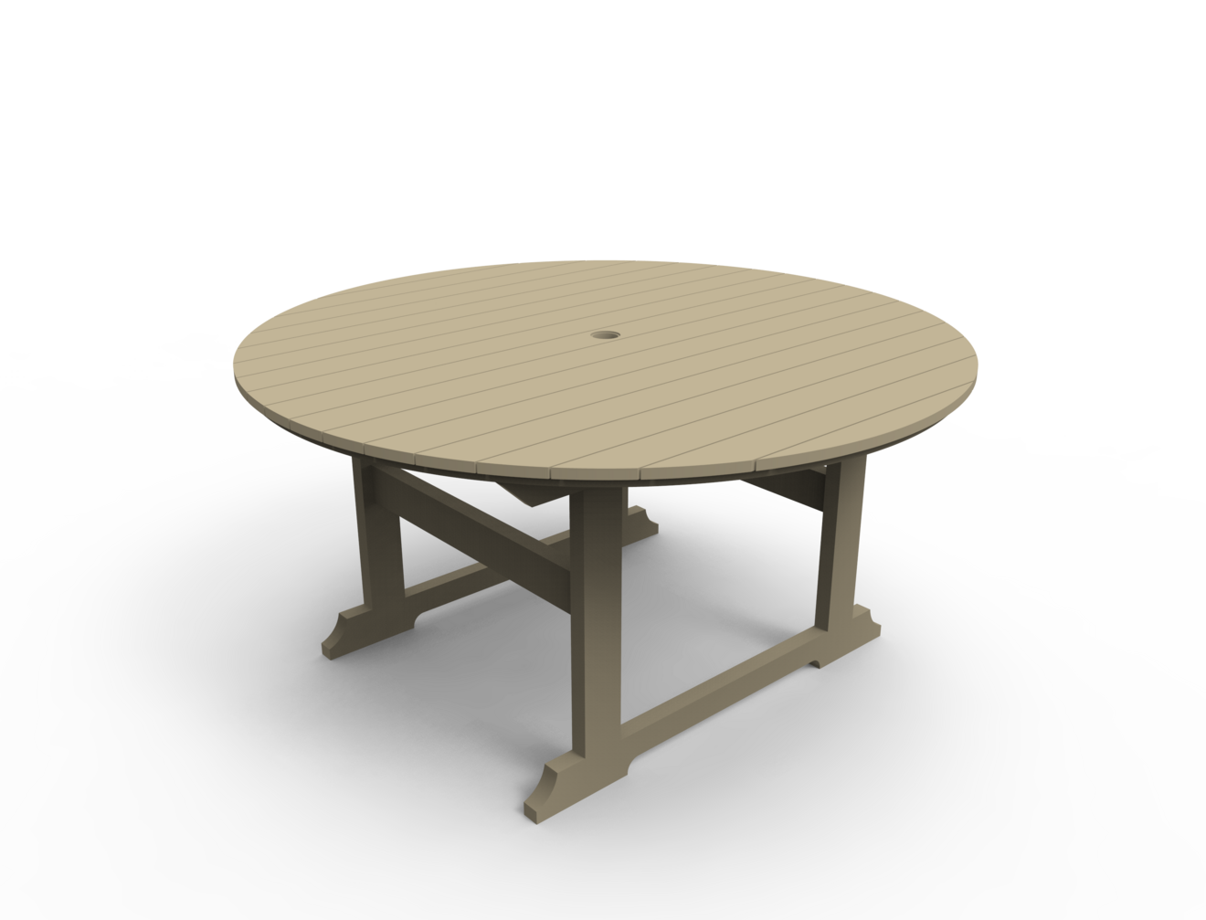 Seaside Casual Salem Dining Table 60 in. - 059