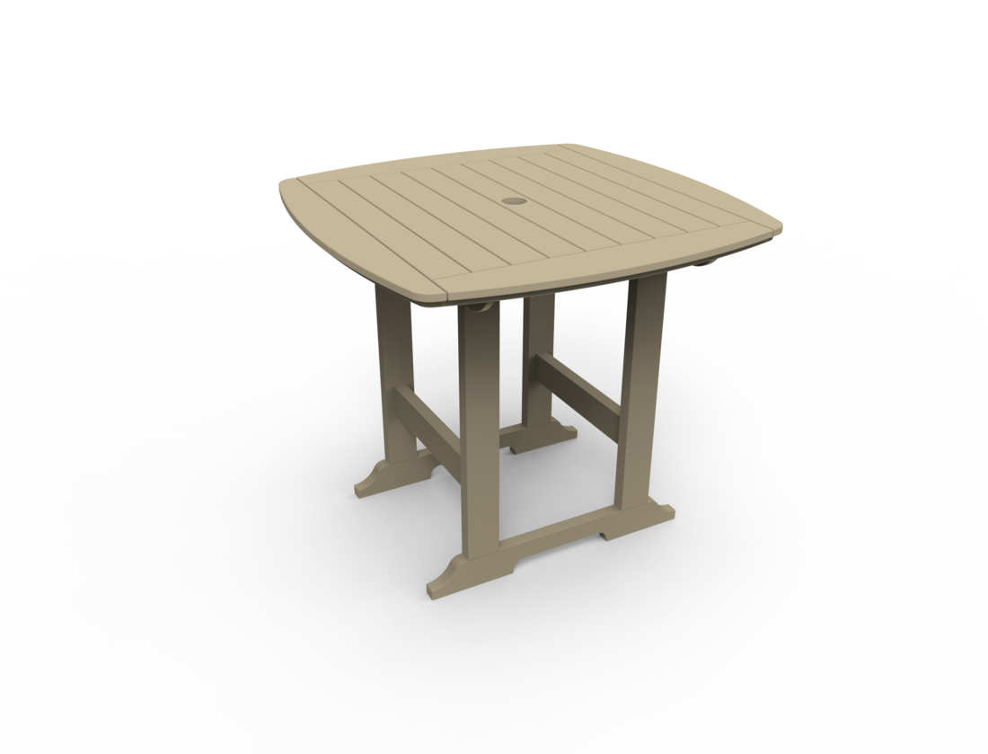 Seaside Casual Portsmouth Balcony Table 42” x 42” - 067