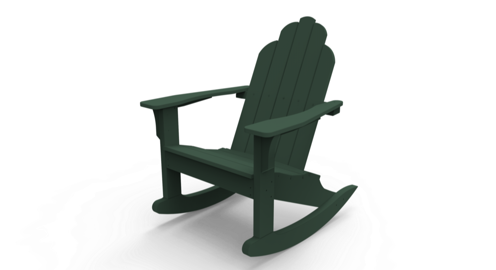 Seaside Casual Adirondack Classic Rocker - 011