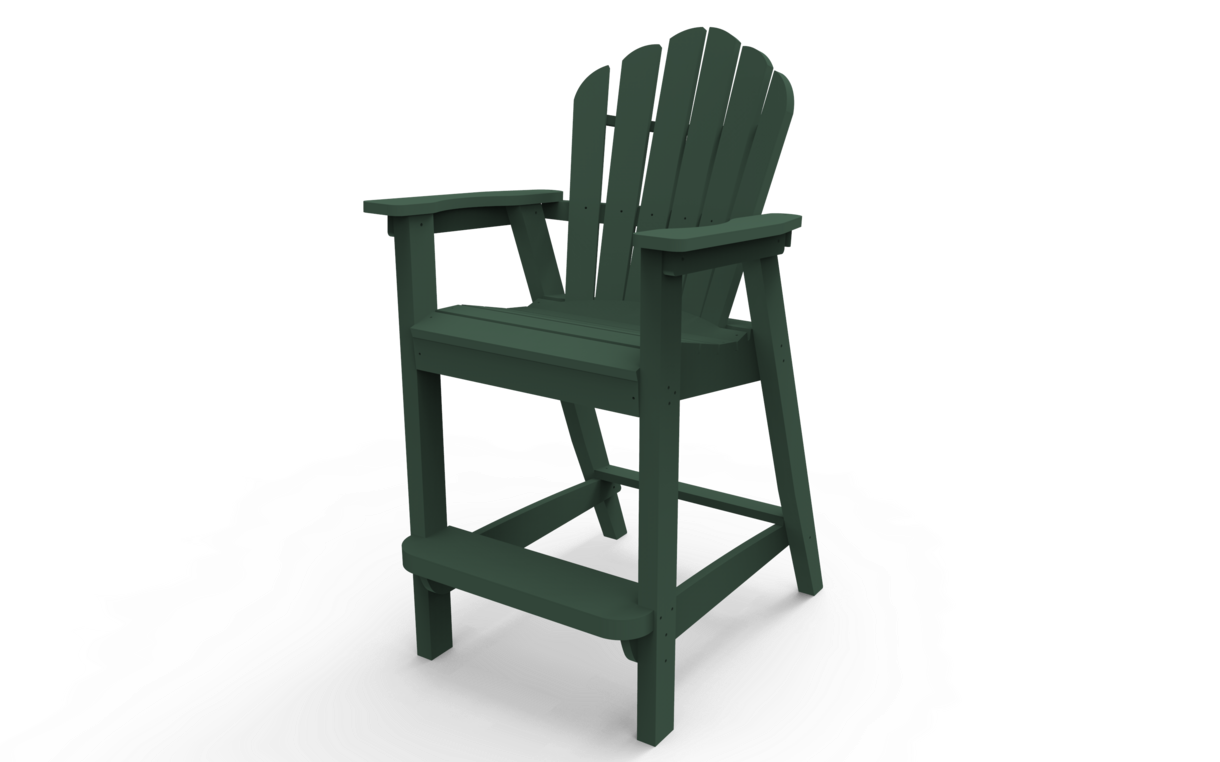 Seaside Casual Adirondack Classic Bar Chair - 061
