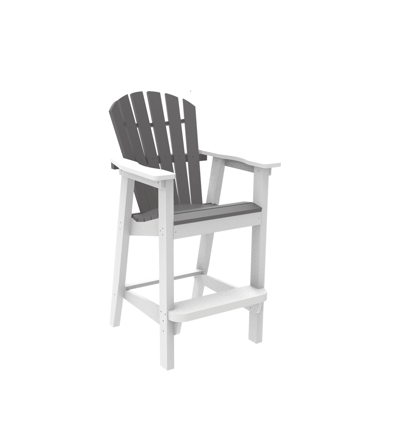 Seaside Casual Adirondack Shellback Bar Chair - 060