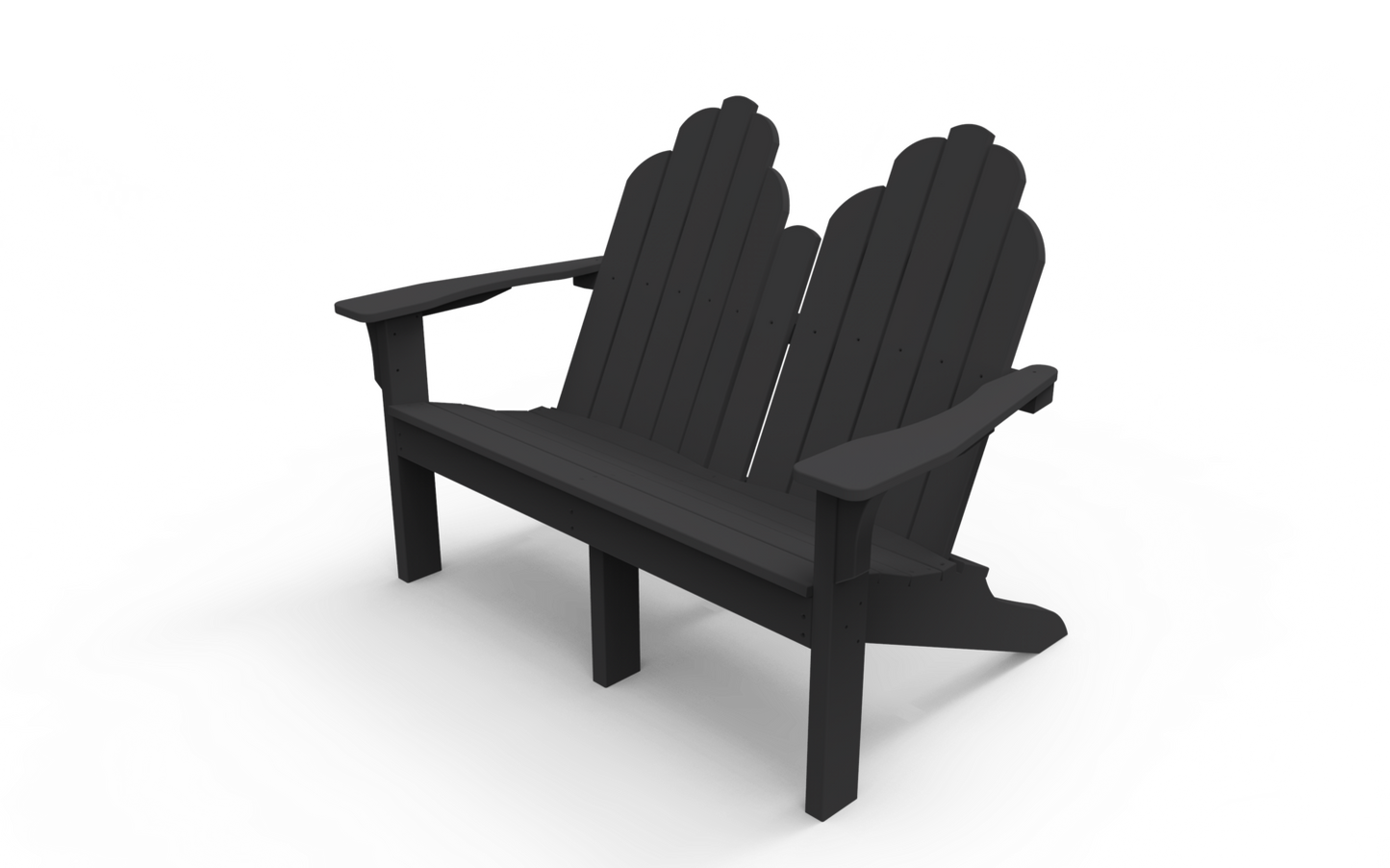 Seaside Casual Adirondack Classic Love Seat - 012