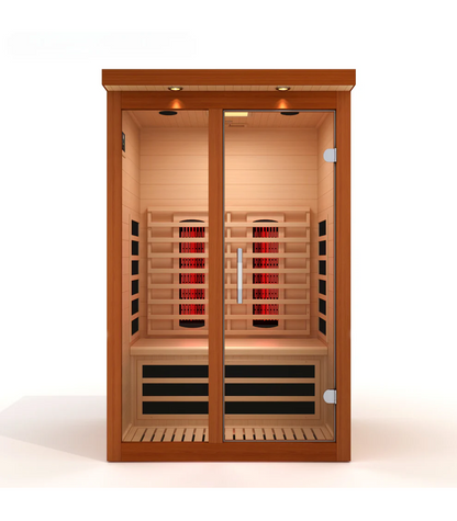 Dynamic Llumeneres 2-Person Full Spectrum Near Zero EMF FAR Infrared Sauna