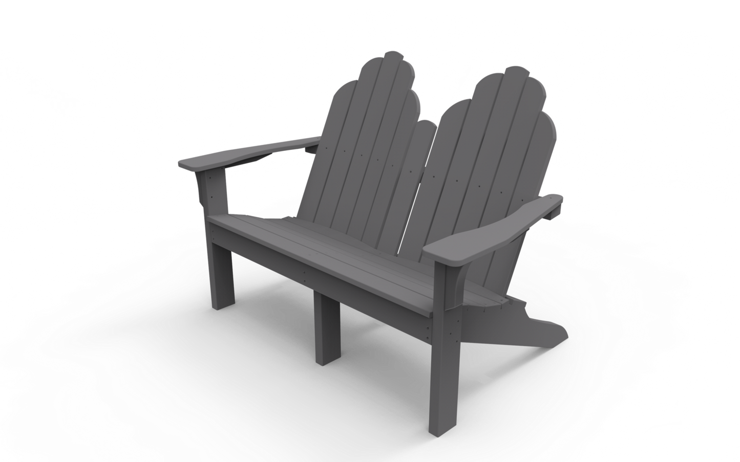 Seaside Casual Adirondack Classic Love Seat - 012