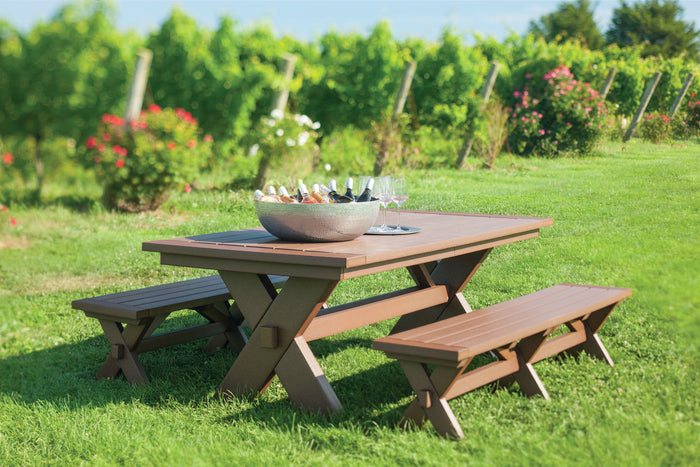 Seaside Casual Sonoma 76 in. Dining Bench - 071